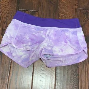 Lulu lemon speed shorts size 6
